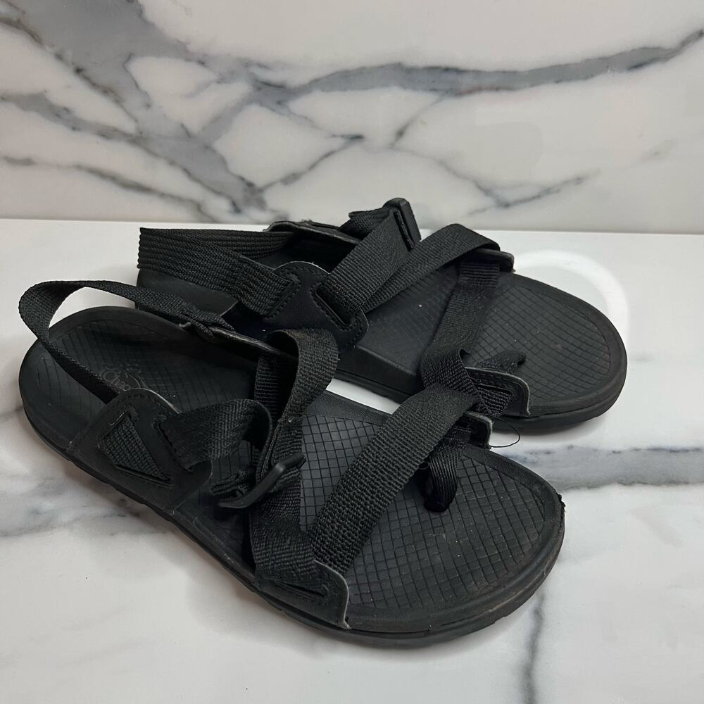 Chaco Women's Black Outdoor Hiking Comfort Lowdown Sandals Sz 6 Outdoors
